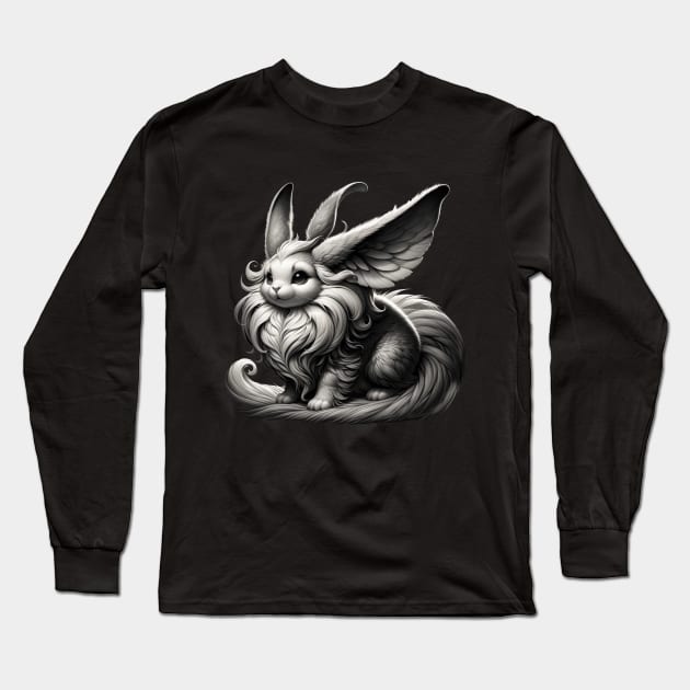 The Winged Mystical Creature Long Sleeve T-Shirt by VenusAMShop